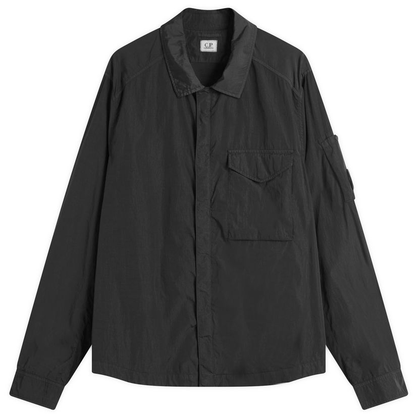 Paita C.P. Company C.P. Company Chrome-R Overshirt, Size Large Musta | 18CMOS095A-005904G-999