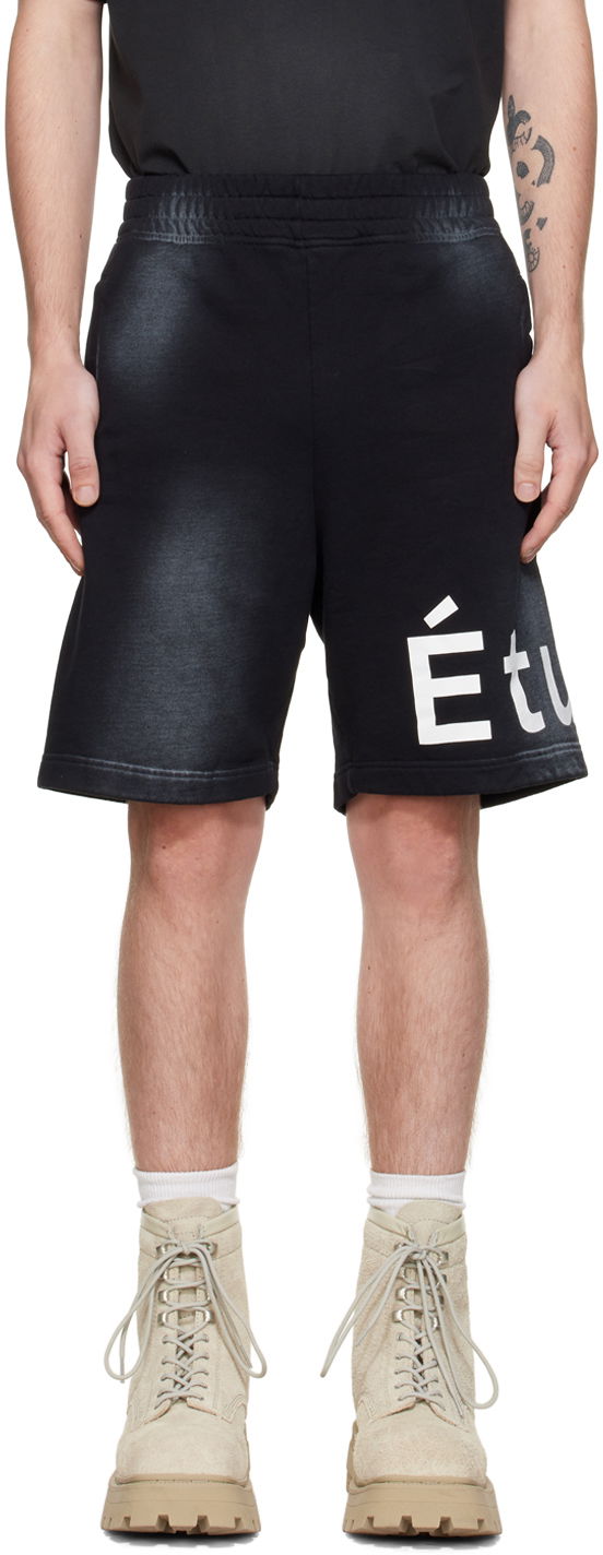 Shortsit Études Exclusive Tempera Black Shorts Musta | H22MX400OC17BK