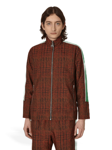 Takki Ahluwalia Blitta Track Top Jacket Burgundia | M-AHLU-TO001-SS23-FA90 BK
