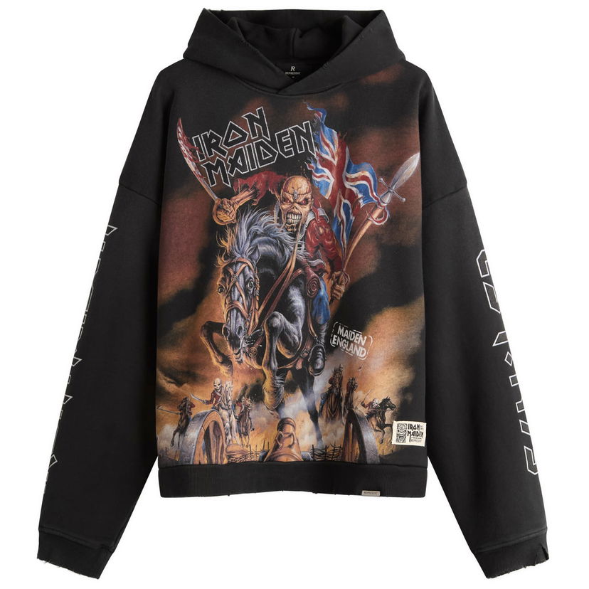 Huppari Represent Clo Iron Maiden Steed Hoodie Musta | MLM100577-04