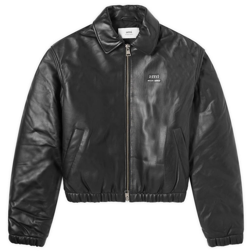 Takki AMI Paris Padded Musta | UJK031-LH0029-001