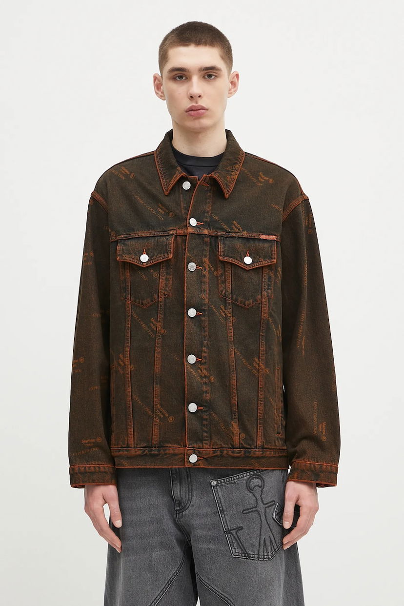 Takki Martine Rose Martine Rose Oversized Denim Jacket Ruskea | 201WD06204