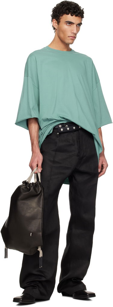 Gymsack Rick Owens Rick Owens Hollywood Drawstring Backpack Musta | RA01E0675 LCN, 3