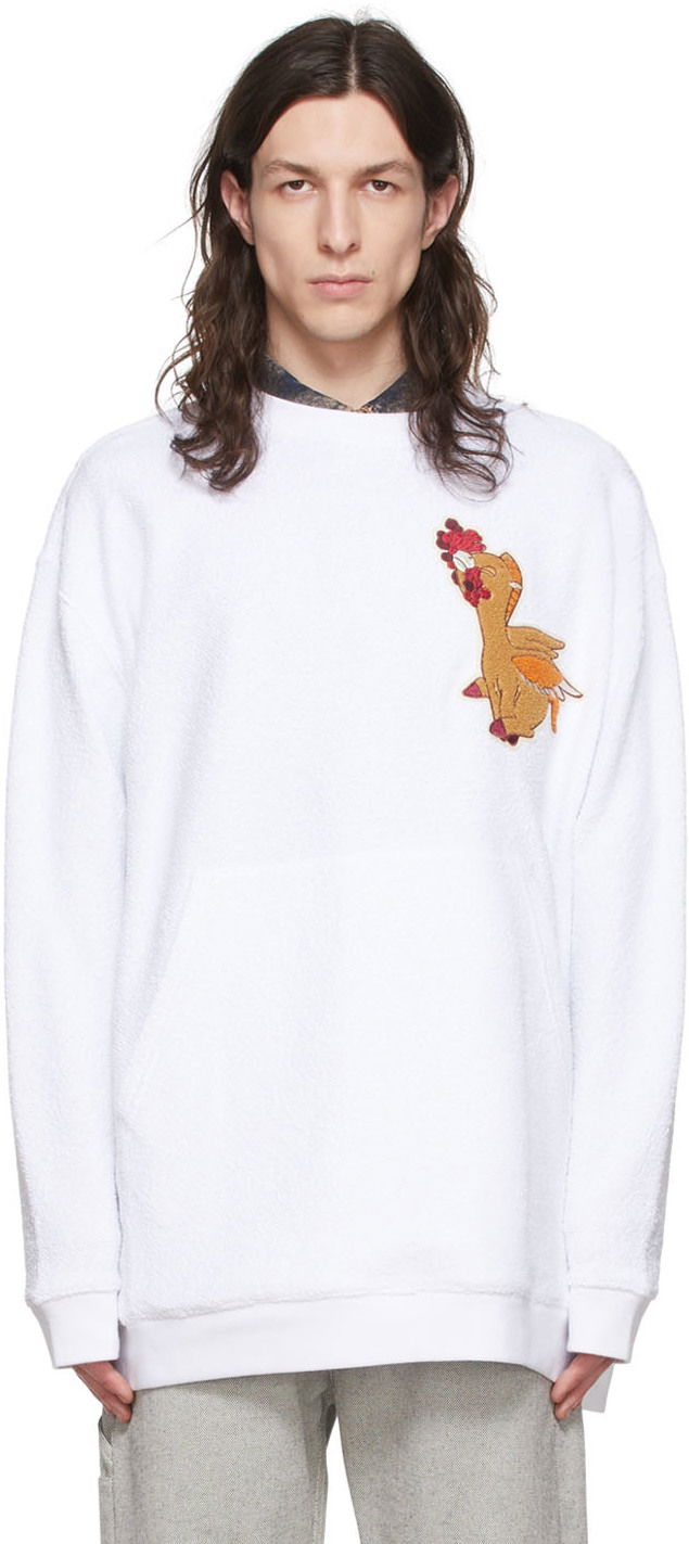 Villapaita Stella McCartney Stella McCartney Fantasia Sweatshirt Valkoinen | 6J00333SNP29