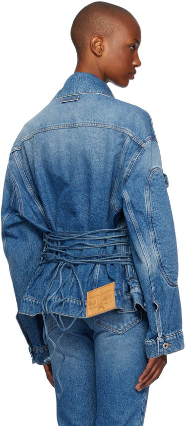 Takki Jean Paul Gaultier Jean Paul Gaultier Lacing Denim Jacket Sininen | 24/31-F-VE062LP-D013-57, 2