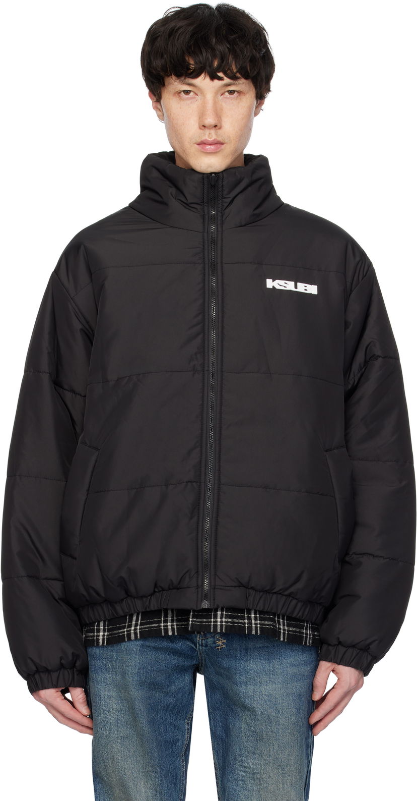 Puffer takki Ksubi Sott Reversible Puffer Jacket Musta | MPS25JK003