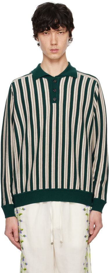 Villapaita Bode Bode Hogan Stripe Polo Vihreä | MRF24KT006, 0