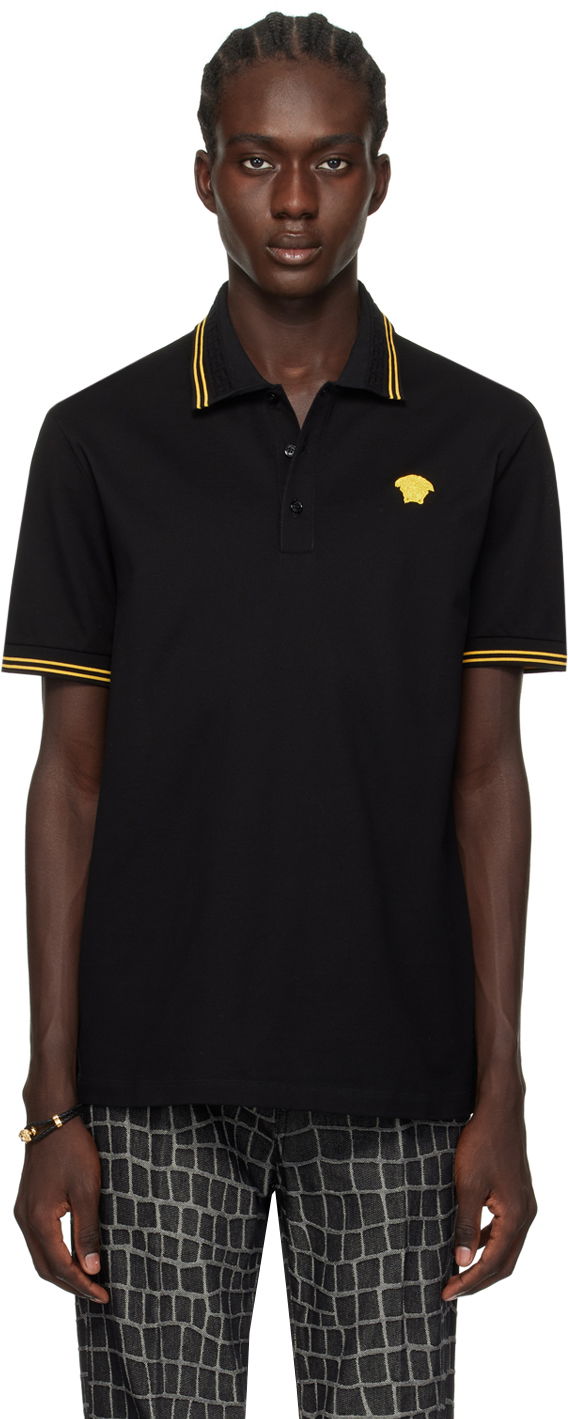 Poolopaita Versace Medusa Polo Musta | 1013910_1A09860