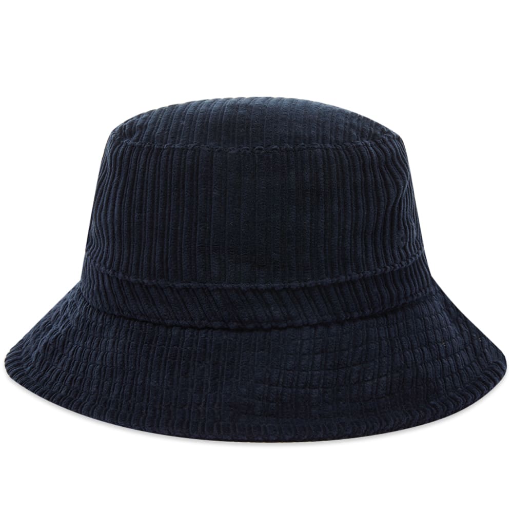 Hattu A.P.C. Mark Corduroy Bucket Hat Tummansininen | COEZQ-M24096-IAK, 0