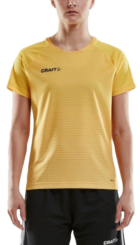 T-paita Craft Short Sleeve Breathable Athletic T-Shirt Keltainen | 1906699-552851