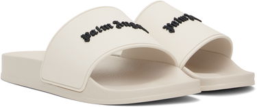 Tennarit ja kengät Palm Angels Classic Logo Pool Slides Valkoinen | PWIC013C99MAT0016110, 3