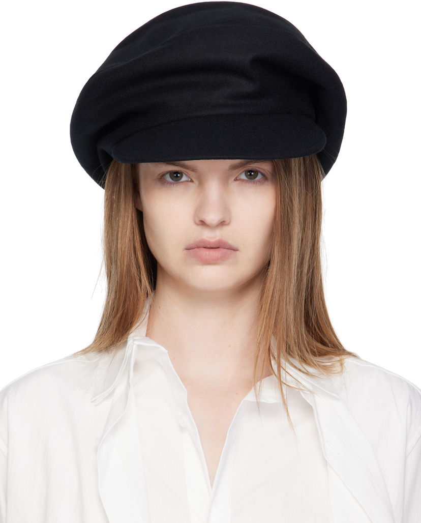 Hattu Yohji Yamamoto Yohji Yamamoto Top Crown Casquette Musta | FL-H82-164