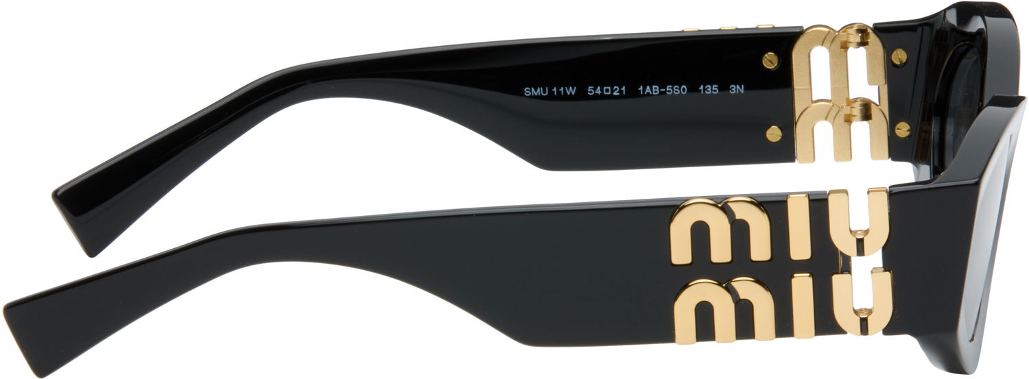 Aurinkolasit Miu Miu Miu Glimpse Sunglasses Musta | 0MU 11WS 8056597684446, 1