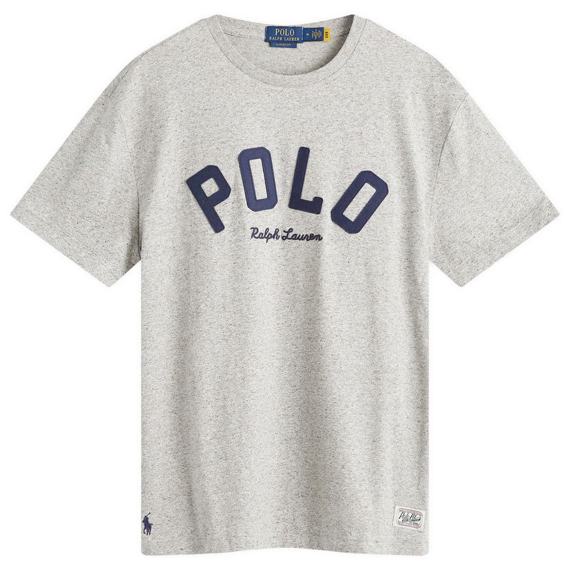 T-paita Polo by Ralph Lauren Polo Ralph Lauren Men's College Logo T-Shirt in Dark Vintage Heather, Size Large | END. Clothing Harmaa | 710952043003