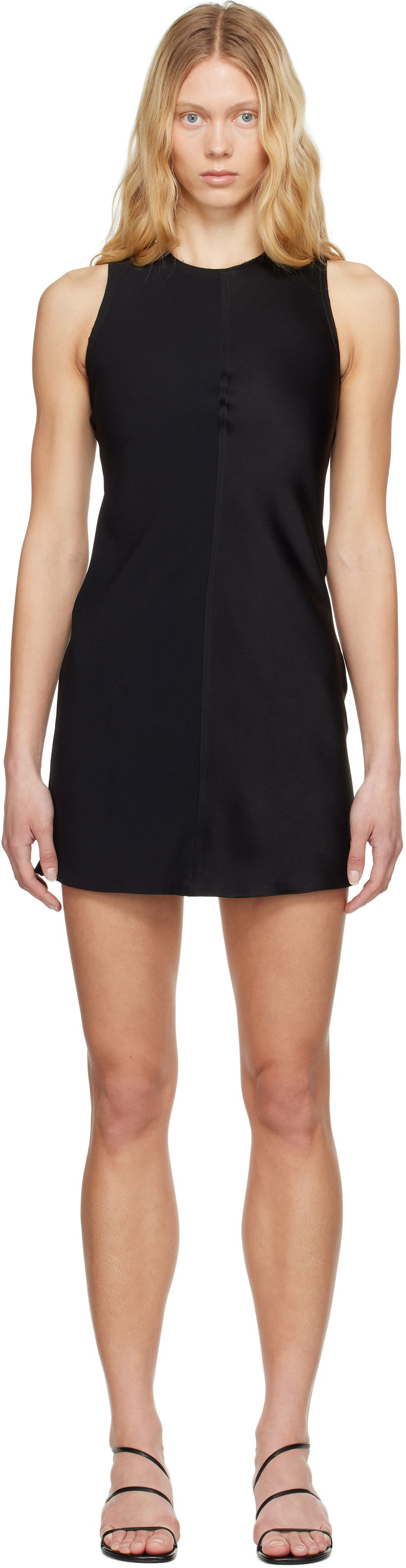 Mekko AMI AMI Paris Straight Minidress Musta | FDR066.AC0014