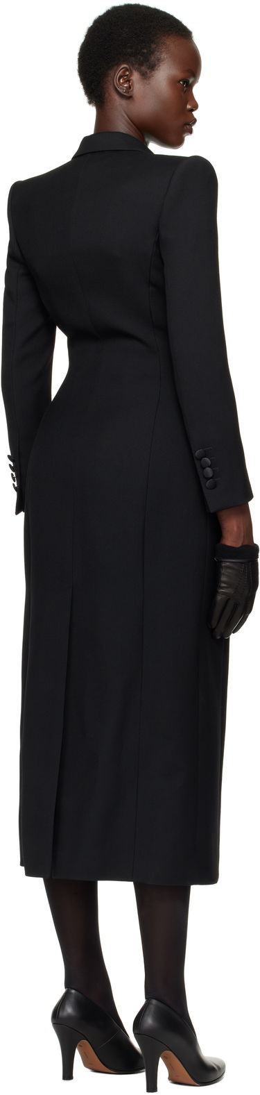 Trenssitakki Dolce & Gabbana Dolce&Gabbana Double-Breasted Tuxedo Coat Musta | F0W2FT FU272, 2