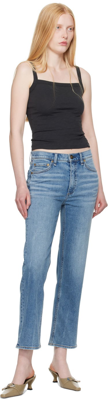 Tankkitoppi rag & bone Rag & Bone Slub Square Neck Tank Top Musta | WCC25ST010CH10, 3