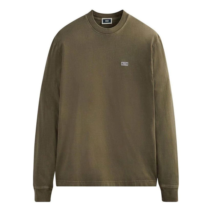 T-paita KITH KITH Long-Sleeve T-Shirt Vihreä | KHM030632-249