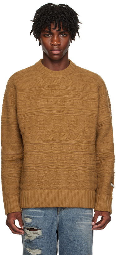 Villapaita ADER ERROR Oversized Knit Sweater Ruskea | BMADFWKT0305BG, 0