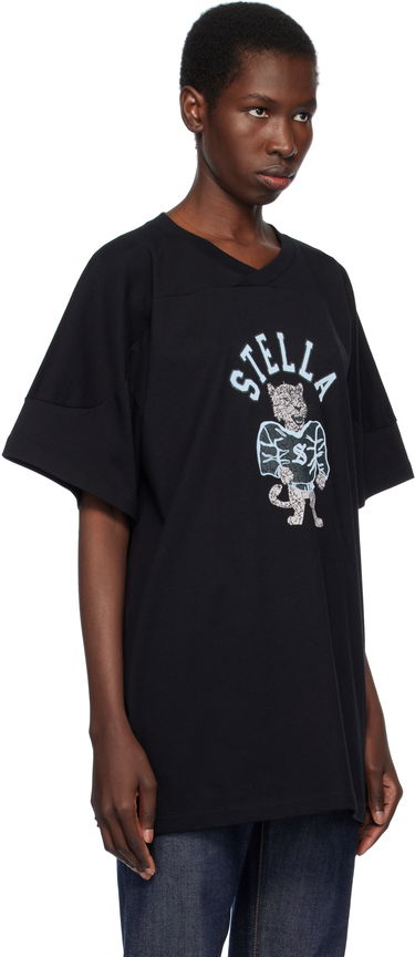 T-paita Stella McCartney Stella McCartney Leopard Mascot T-Shirt Musta | 6J04103SQA05, 1