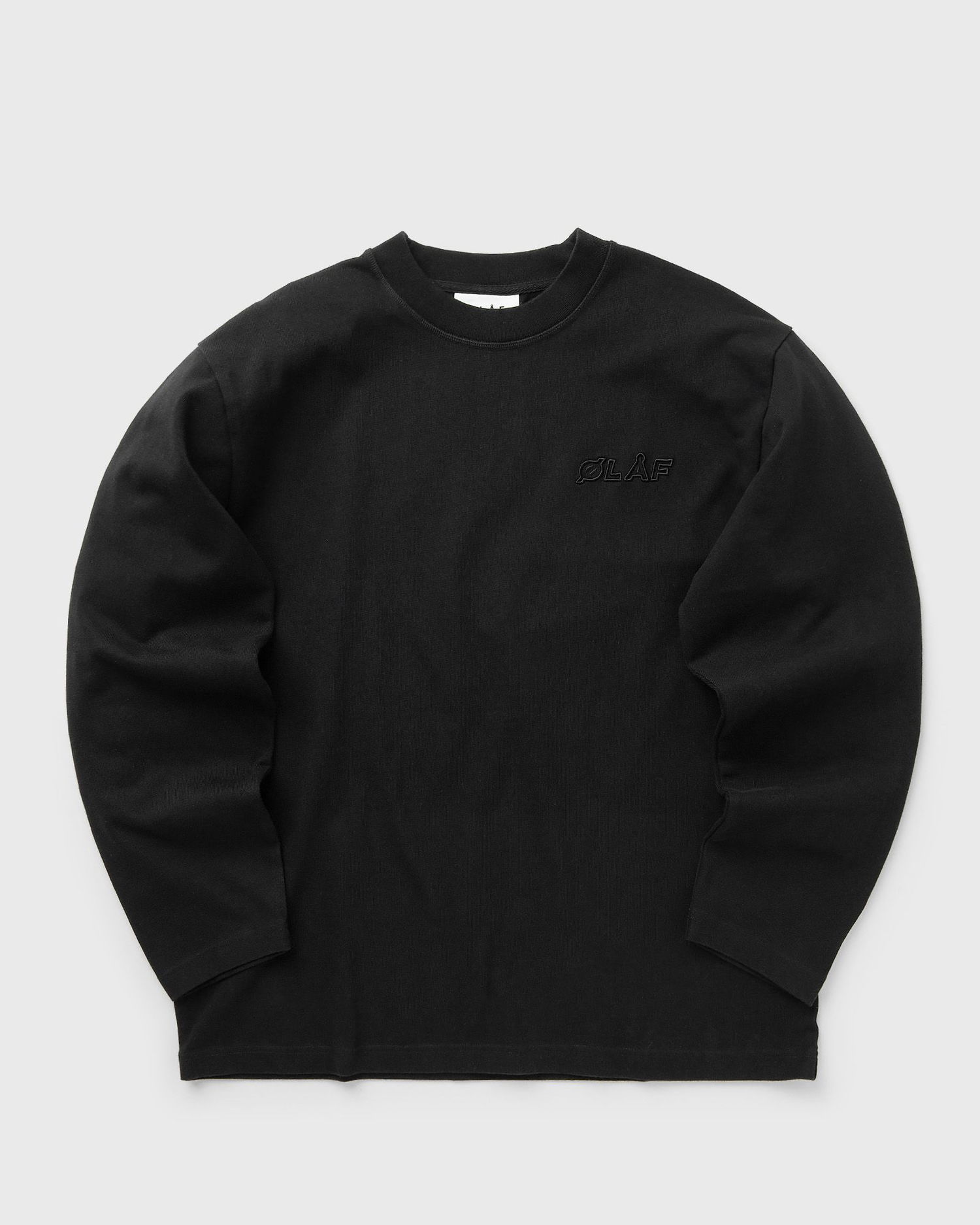 T-paita ØLÅF STUDIO TEE LS Musta | M180105-BLACK, 0