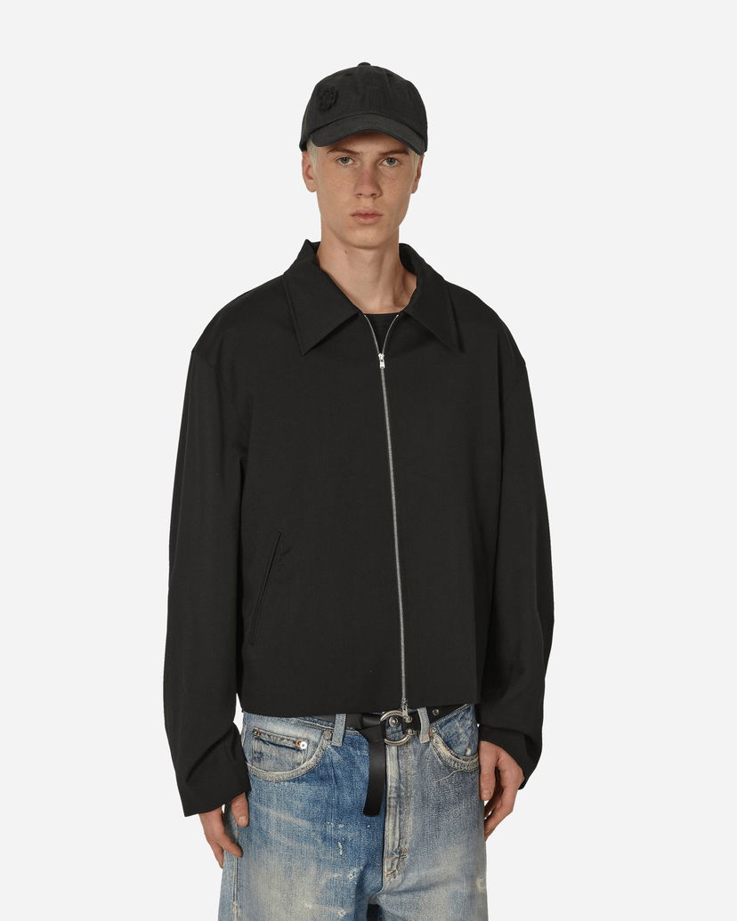 Bomber-takki OUR LEGACY Cropped Zip Jacket Musta | M2230MBW 001