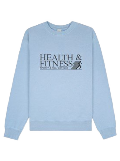 Villapaita Sporty & Rich Health & Fitness Crewneck Sininen | CR834SK