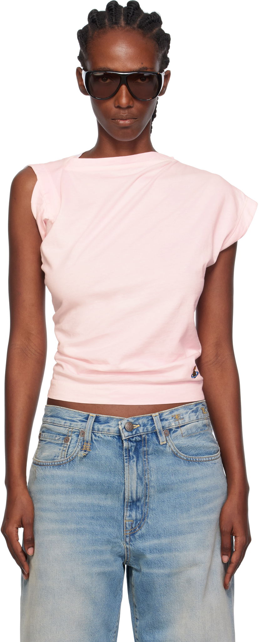 T-paita Vivienne Westwood Vivienne Westwood Hebo T-Shirt Vaaleanpunainen | 1504000A-J009R-