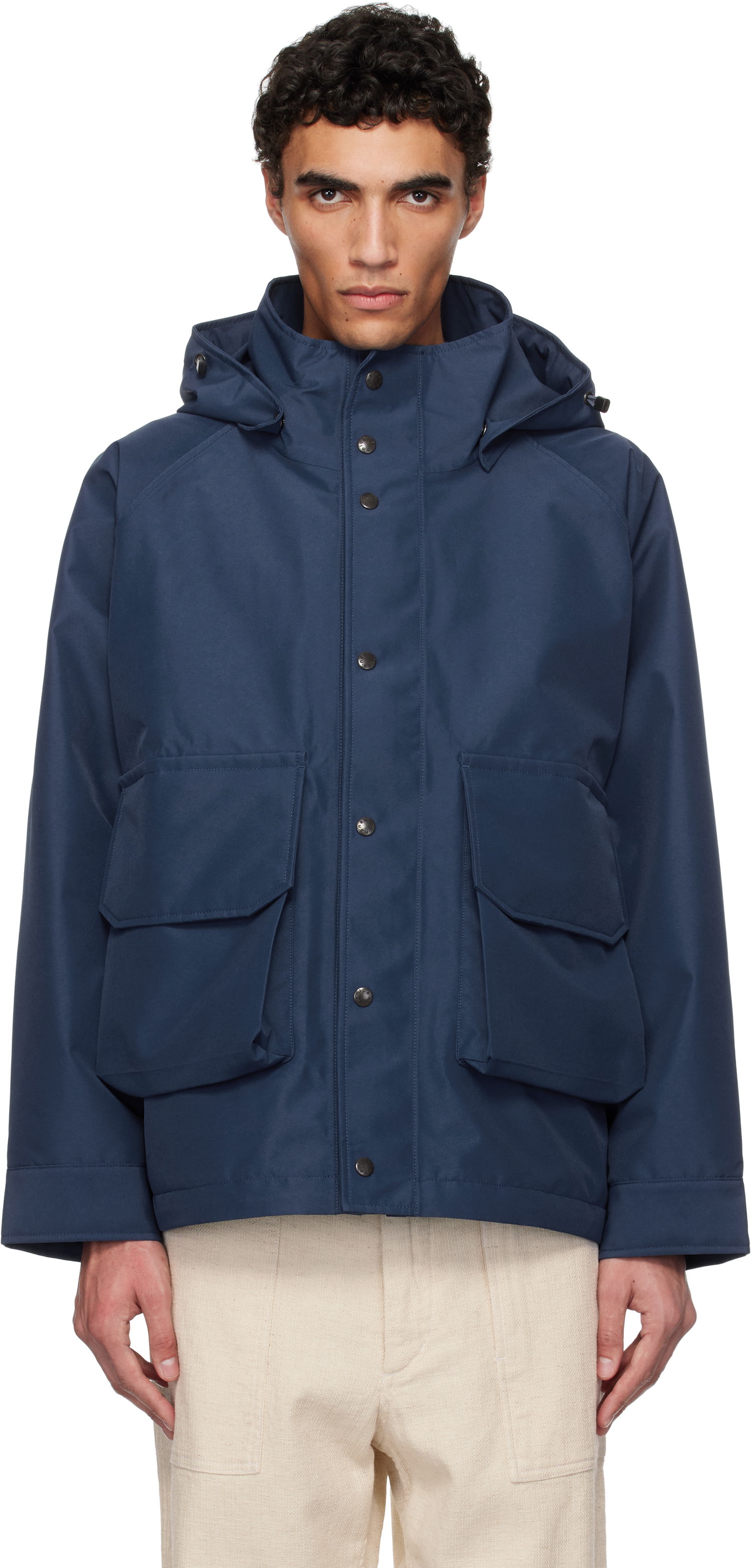 Parka NANAMICA nanamica 2L GORE-TEX Cruiser Jacket Tummansininen | S25SA037U, 0