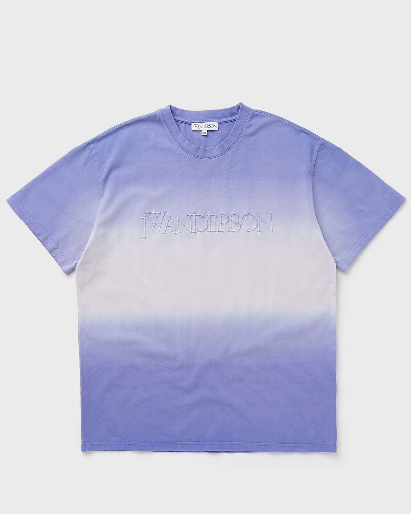 T-paita JW Anderson LOGO EMBROIDERY GRADIENT T-SHIRT Sininen | JT0238-PG1551-748