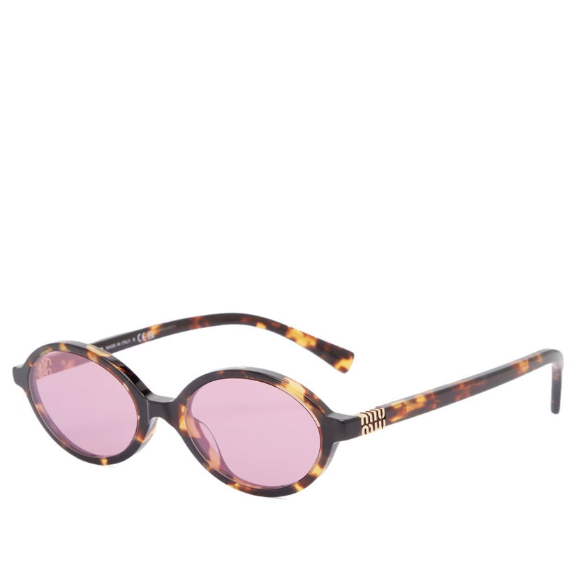 Aurinkolasit Miu Miu Miu Miu Regard Oval Sunglasses Ruskea | 0MU-04ZS-50-VAU50D