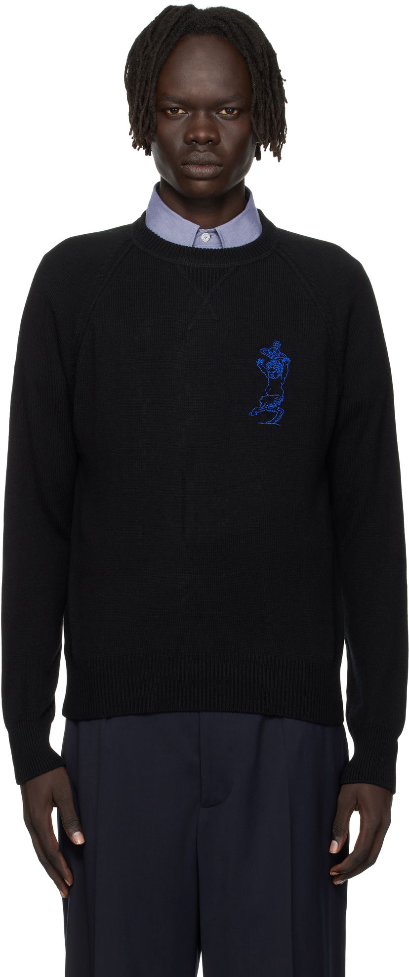 Villapaita Vivienne Westwood Vivienne Westwood Joshua Sweater Musta | 2701002P-Y0021-