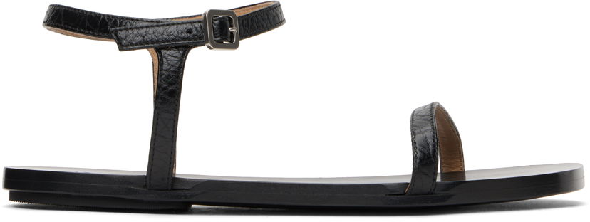 Kengänhoito Marsèll Marsèll Sottile Leather Sandals Musta | MW8530 P021