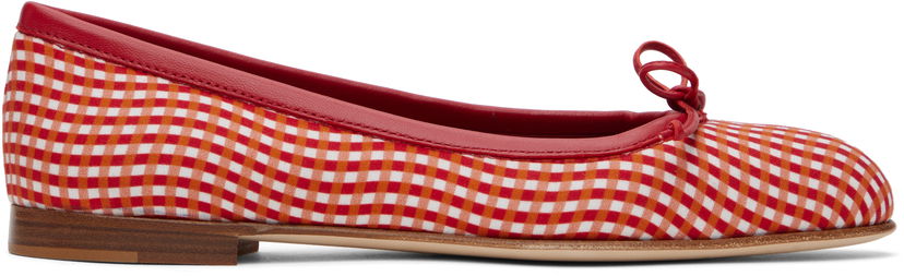 Vaatteet Manolo Blahnik Manolo Blahnik Veralli Ballerina Flats Punainen | 424-1947