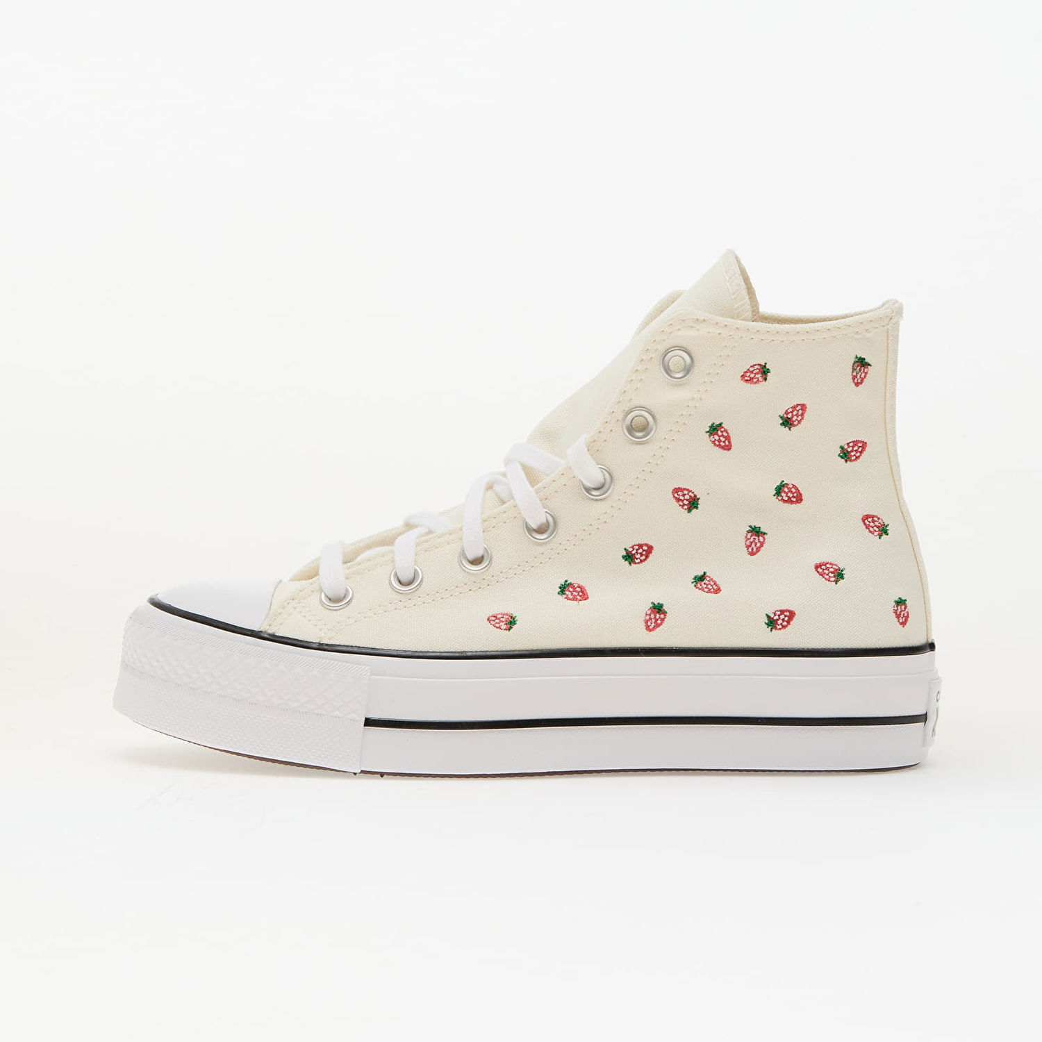 Tennarit ja kengät Converse Chuck Taylor All Star Lift Platform Embroidered Strawberries Beige | A14934C, 0