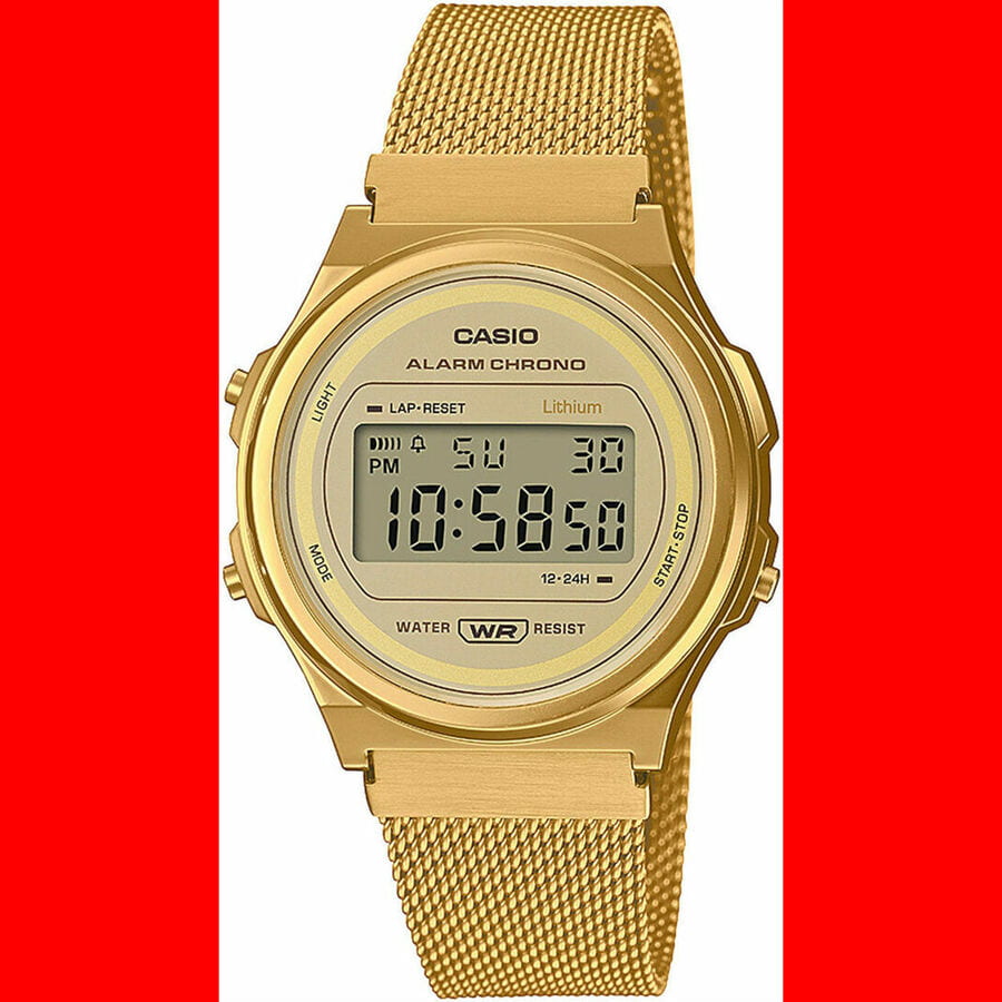 Katsella CASIO 171WEMG-9AEF Watches Beige | A171WEMG-9AEF, 0