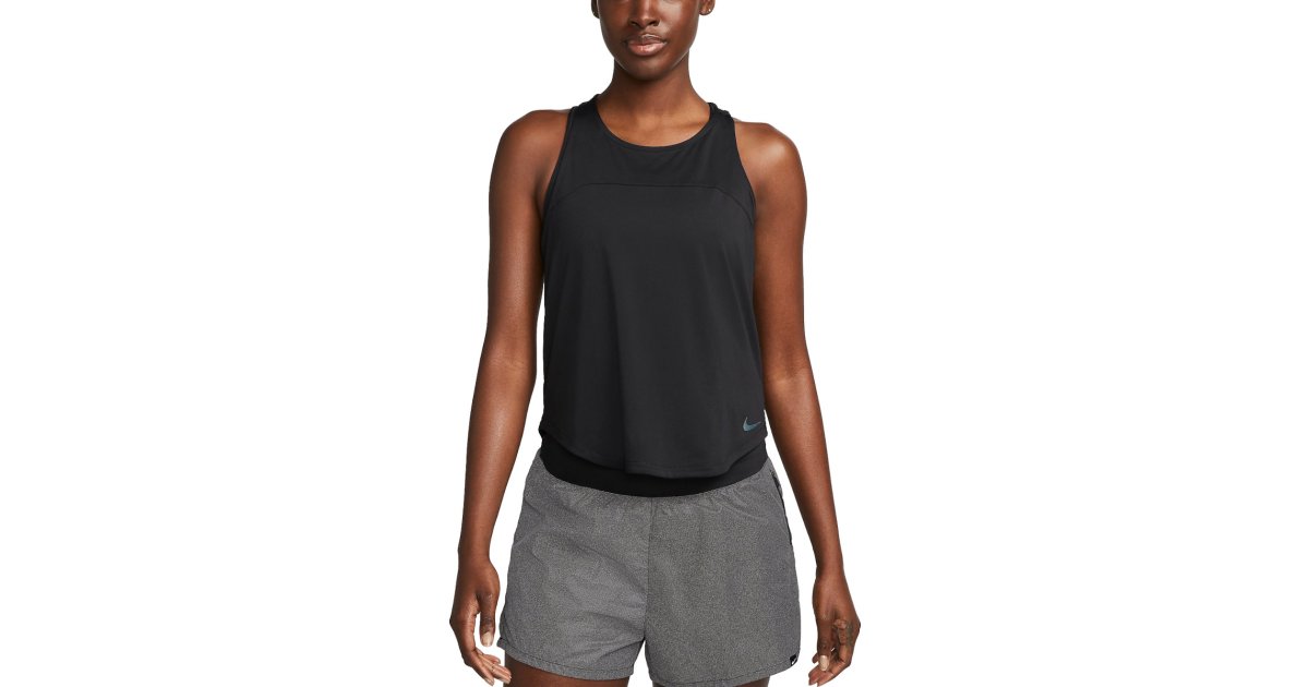 Tankkitoppi Nike Dri-FIT ADV Run Division Tank Top Musta | dx0276-010, 1