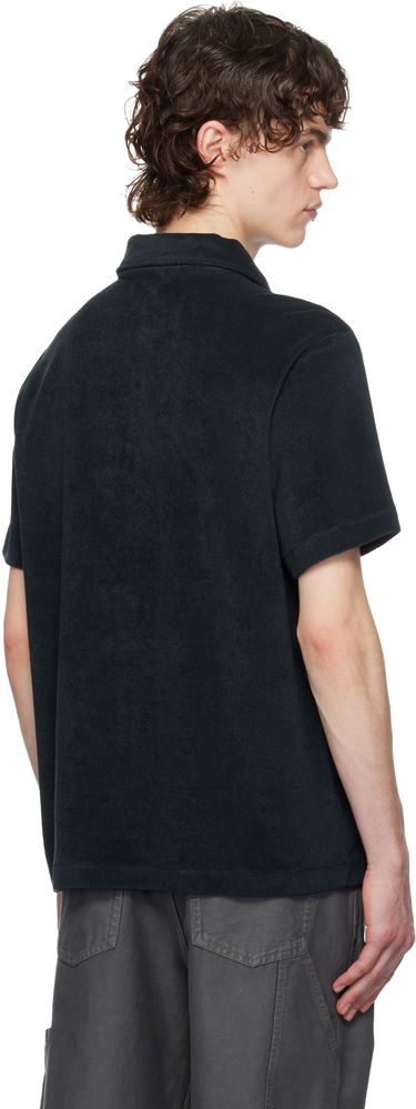 Paita A.P.C. A.P.C. Nicolo Short Sleeve Button-Down Shirt Musta | COEWT-H26501, 2