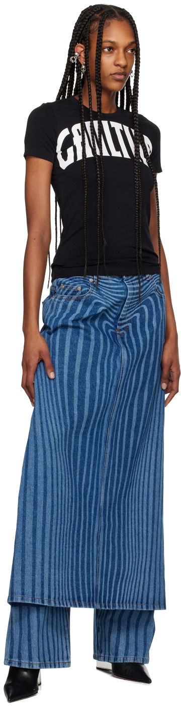 T-paita Jean Paul Gaultier Jean Paul Gaultier 'The Gaultier' T-Shirt Musta | 24/25-F-TS071I-J056-0001, 3