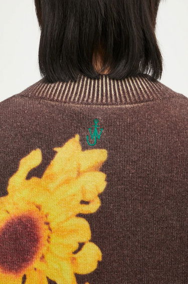 Villapaita JW Anderson Printed Vest Ruskea | KW1305-YN0008-685, 3