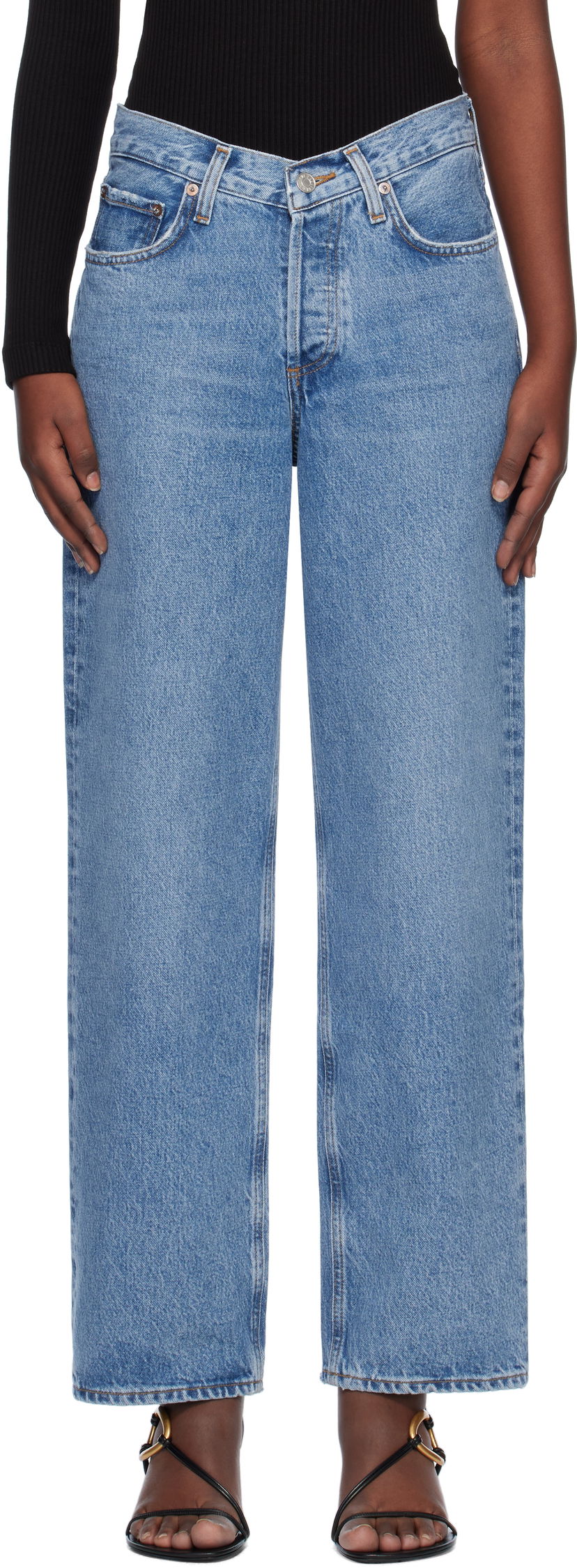 Jeans AGOLDE Baggy V-Waist Jeans Sininen | A208-1535