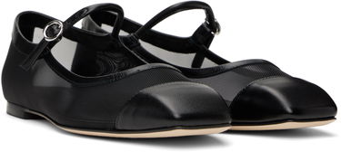 Vaatteet Aeyde Aeyde Uma Mesh Toe-Cap Ballerina Flats Musta | A11-FL-RKLS08FL181-SS25-800-007, 3