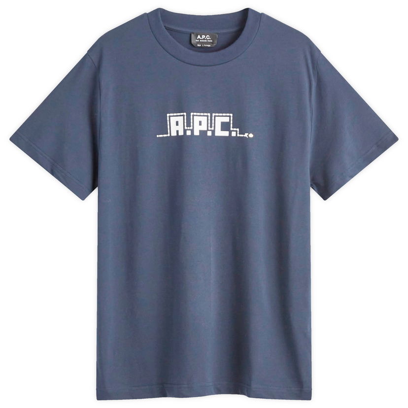 T-paita A.P.C. Lunar New Year Snake Graphic T-Shirt Sininen | COHBW-M26502-IAK