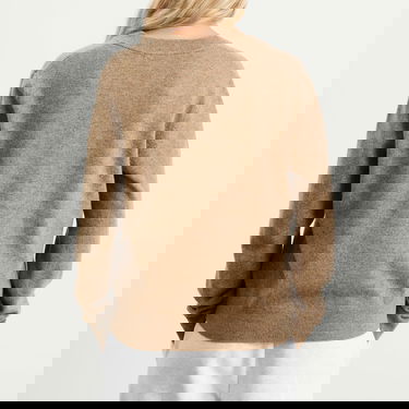 Villapaita Entire Studios Entire Studios Knitted V-Neck Jumper, Size Medium Ruskea | UNU-25-11063-CA, 3