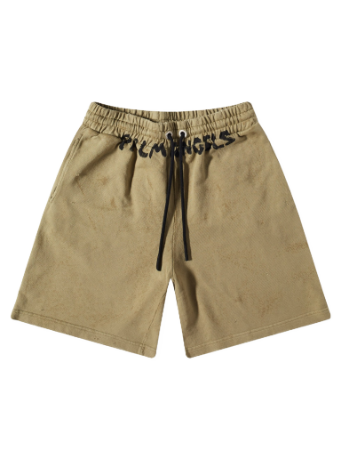 Shortsit Palm Angels Logo Short Vihreä | PMCI010S23FLE0065610