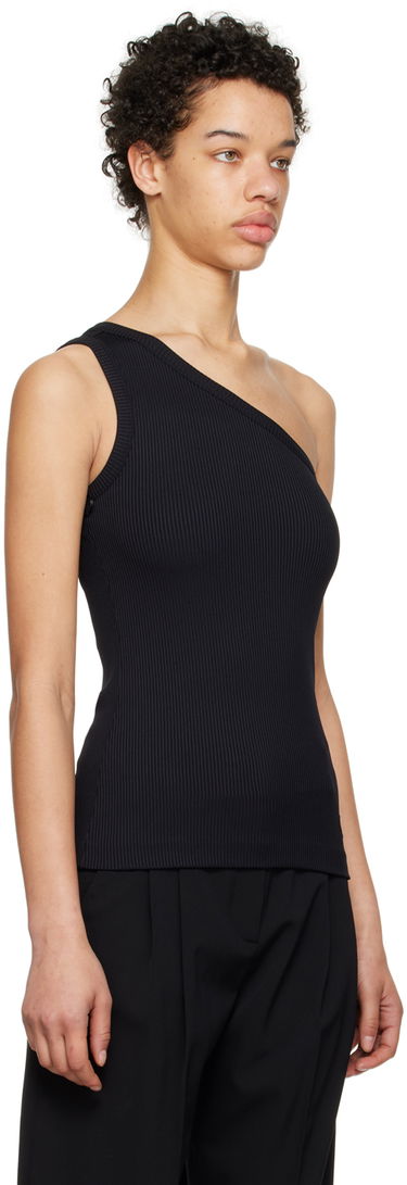 Tankkitoppi Stella McCartney Single-Shoulder Tank Top Musta | 6J02043SPX31, 1