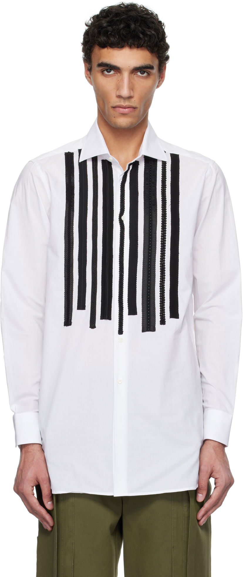 Paita Junya Watanabe Junya Watanabe Rover Edition Customized Shirt Valkoinen | WO-B001-051