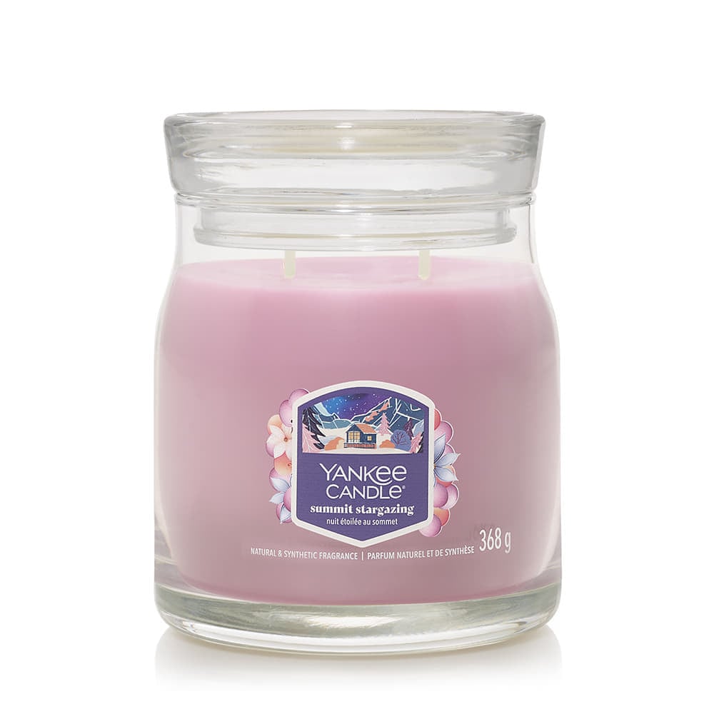Kynttilät Yankee Candle Signature Medium Jar 2 Wicks Summit Stargazing Universal Vaaleanpunainen | 43503, 1