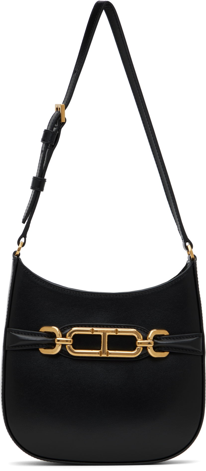 Käsilaukku Tom Ford Tom Ford Mini Palmellato Leather Shoulder Bag Musta | L1839-LCL056X