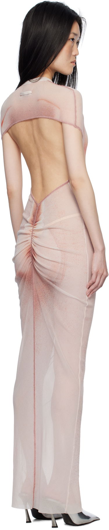 Mekko Jean Paul Gaultier Jean Paul Gaultier 'Le Classique' Open-Backed Maxi Dress Vaaleanpunainen | 25/33-F-RO356-T577-2026, 2